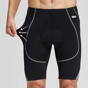 Santic Padded Cycling Shorts in Black, size Small